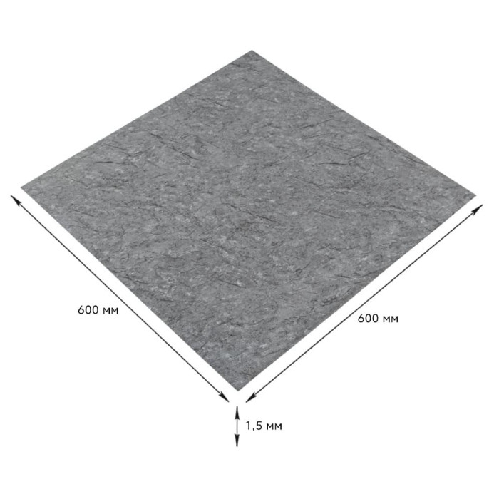 Самоклеюча плитка LVT 600*600*1.5mm (D) SW-00001594