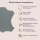 Самоклеюча екошкіра в рулоні Sticker Wall 1.37*3m*0.5mm DEEP GREY (D) SW-00001340