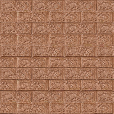 Самоклеючі панелі 3D Sticker Wall звукоізоляційні 700x770x5 мм, коричнева цегла