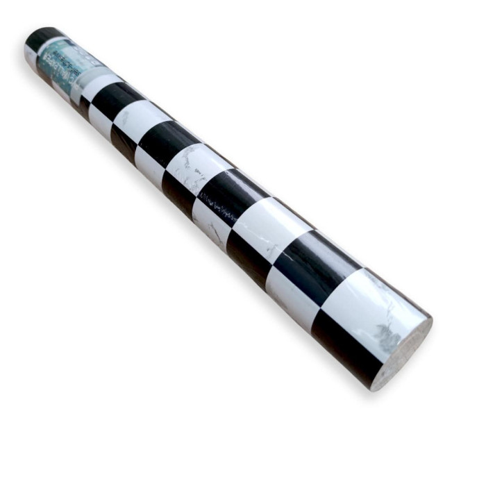 Самоклеюча плівка шахи мармур 0,45х10м (KN-М0006-1)