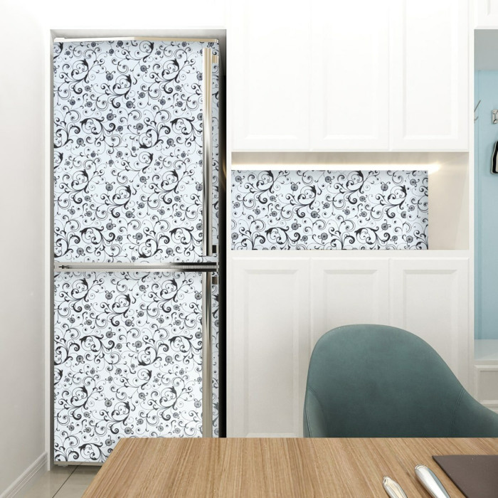 Самоклеюча плівка Sticker Wall SW-00001262 Візерунок квіти 0,45х10м