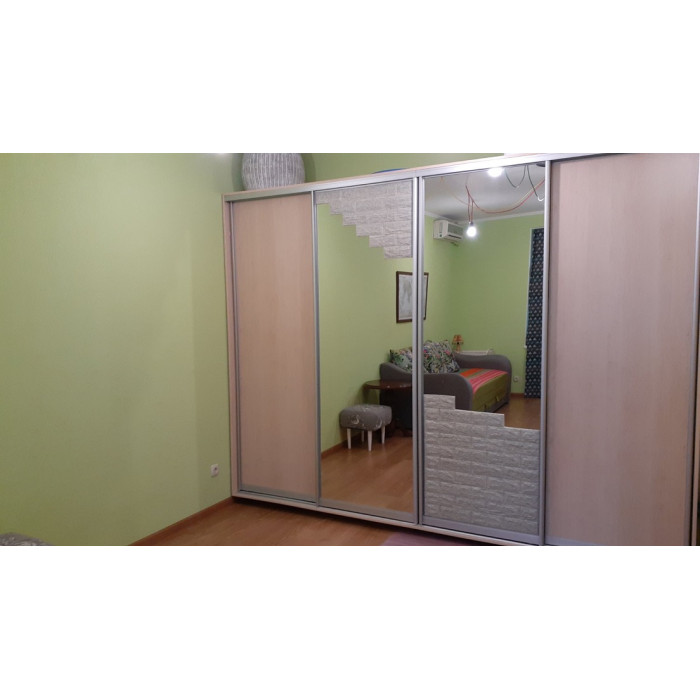 Самоклеюча декоративна 3D панель 3D Loft під Світло-сіра цегла смужка 700x770x7 мм