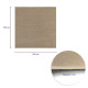 Самоклеюча плитка під ковролін Sticker Wall SW-00001421 300*300*4мм Бежевий