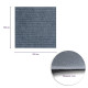 Самоклеюча плитка під ковролін Sticker Wall SW-00001424 300*300*4мм Сірий