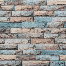 Самоклеюча вінілова плитка Sticker Wall цегляна кладка 600х600х1.5мм матовий (ціна за 1 смугу)