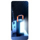 Зарядна станція Power bank на 40000 mAh 66 W з потужним Led ліхтарем Чорний