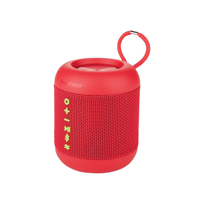 Портативна колонка Bluetooth Silver Crest 5W 20ч IPX7 Червона