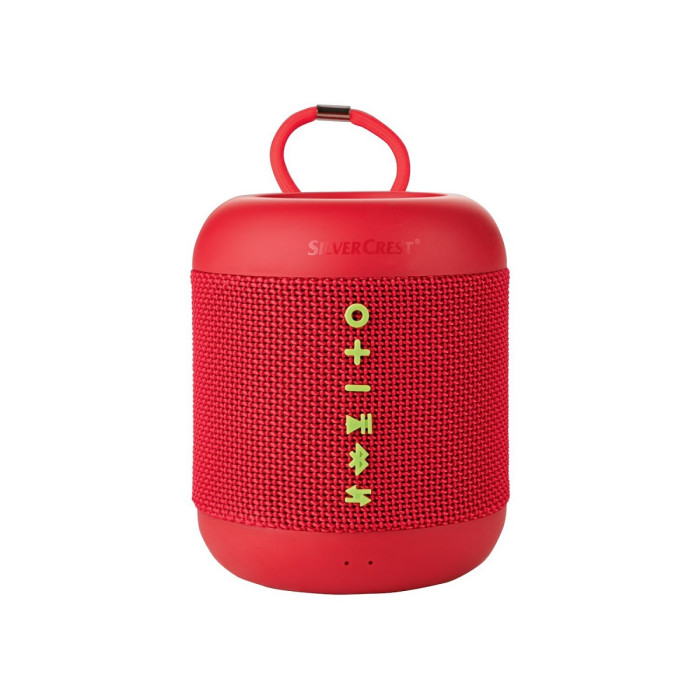 Портативна колонка Bluetooth Silver Crest 5W 20ч IPX7 Червона