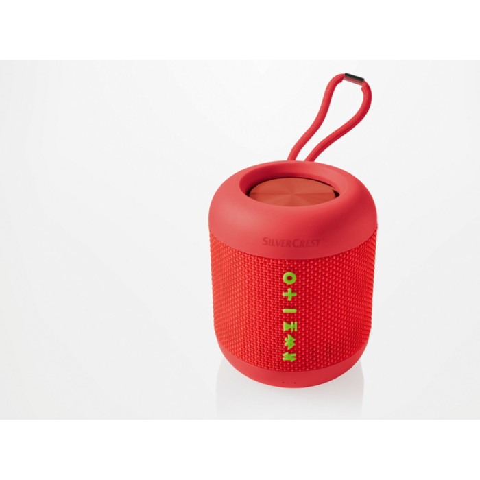 Портативна колонка Bluetooth Silver Crest 5W 20ч IPX7 Червона