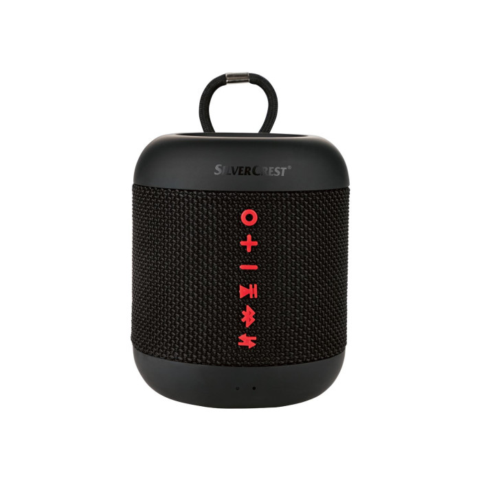 Портативна колонка Bluetooth Silver Crest 5W 20ч IPX7 Чорний