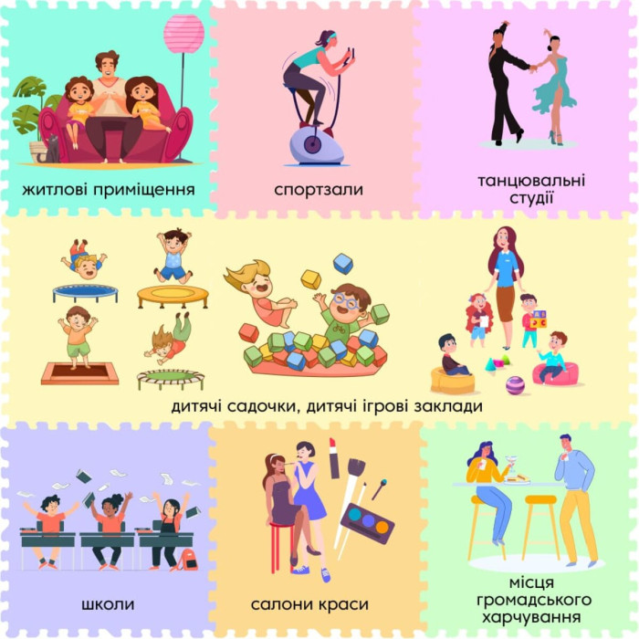 Пол пазл - модульное напольное покрытие 600x600x10мм океан (МР5)