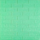Декоративна 3D панель Sticker Wall Цегла М'ята самоклейка 700x770x3мм