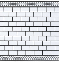Самоклеюча вінілова плитка Sticker Wall плитка біла 600х600х1.5мм глянець (ціна за 1 смугу)