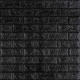 Декоративна 3D панель самоклейка під цеглу Чорна 700x770x3мм (019-3)