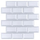 Декоративна ПВХ плитка на самоклейці Sticker Wall 300х300х5мм Біла цегла (ціна за 1 шт.)