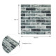 Самоклеюча 3D панель Sticker Wall Під Цегла клінкер Синій 700x700x5мм