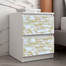 Самоклеюча плівка Sticker Wall 0.45х10м Жовтий мармур