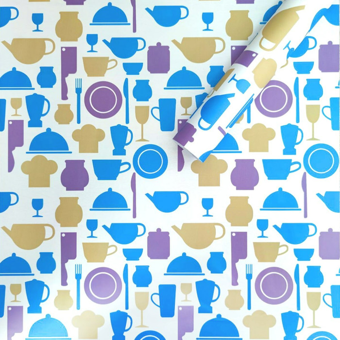 Самоклеюча плівка Sticker Wall Яскрава кухня 0.45х10м